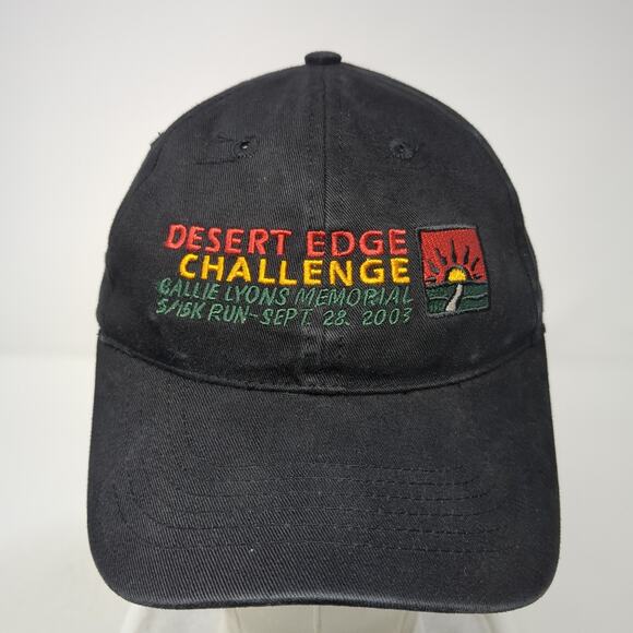 Desert Edge Challenge Strapback Baseball Cap Black One Size AMC Deluxe Headwear - Picture 2 of 10